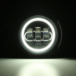 led halo headlights with turn signals + 9'' headlight bracket & led halo fog lights for 2018+ jeep wrangler jl and gladiator jt	