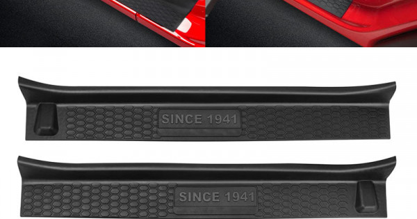 thumbnail image 2 of Gilneas Black Rubber Door Sill Guards For Jeep Wrangler JL & Gladiator JT 2 of 12