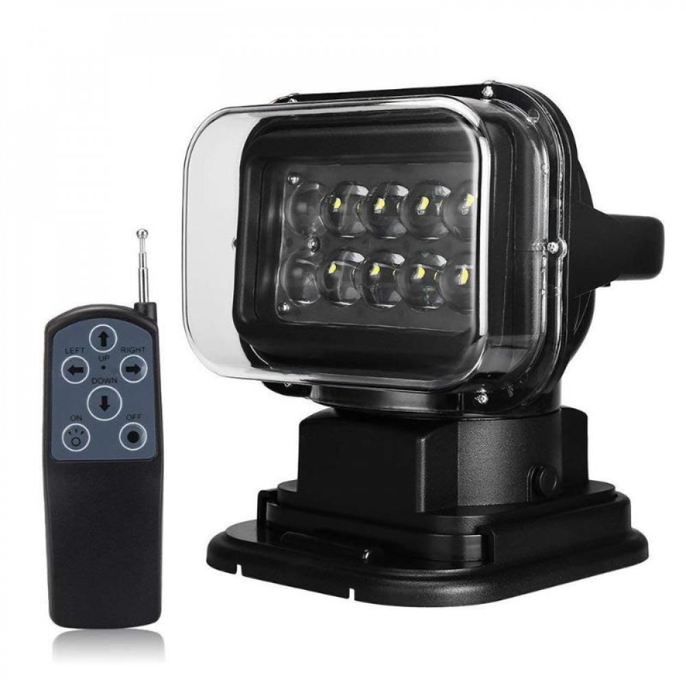 high power 50w 360° search light remote controlled offroad led ...